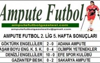 2. LİG 5. HAFTA SONUÇLARI