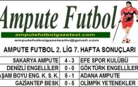 2. LİG 7. HAFTA SONUÇLARI