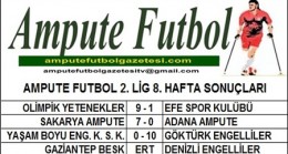 2. LİG 8. HAFTA SONUÇLARI