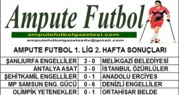 1. LİG 2. HAFTA SONUÇLARI