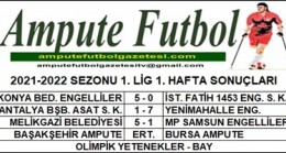 2021-2022 SEZONU 1. LİG 1. HAFTA SONUÇLARI