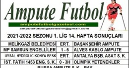 2021-2022 SEZONU 1. LİG 14. HAFTA SONUÇLARI