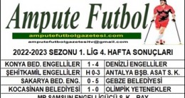 2022-2023 SEZONU 1. LİG 4. HAFTA SONUÇLARI