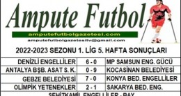 2022-2023 SEZONU 1. LİG 5. HAFTA SONUÇLARI