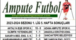 2023-2024 SEZONU 1. LİG 5. HAFTA SONUÇLARI