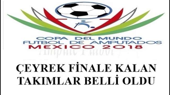 ÇEYREK FİNALE KALANLAR BELLİ OLDU.