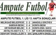 1. LİG 13. HAFTA MAÇ SONUÇLARI