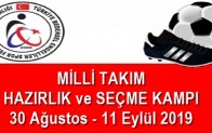 MİLLİ TAKIM HAZIRLIK ve SEÇME KAMPI