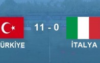 TÜRKİYE 11 – 0 İTALYA