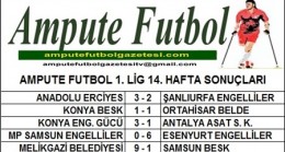 1. LİG 14. HAFTA MAÇ SONUÇLARI