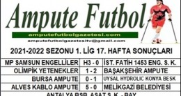 2021-2022 SEZONU 1. LİG 17. HAFTA SONUÇLARI