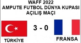 TÜRKİYE 3 – 0 FRANSA