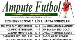 2024-2025 SEZONU 1. LİG 1. HAFTA SONUÇLARI