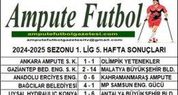 2024-2025 SEZONU 1. LİG 5. HAFTA SONUÇLARI