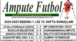 2024-2025 SEZONU 1. LİG 15. HAFTA SONUÇLARI