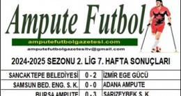 2024-2025 SEZONU 2. LİG 7. HAFTA SONUÇLARI