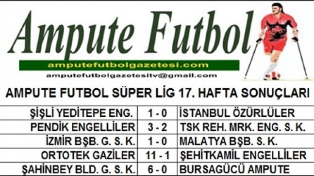 SÜPER LİG 17. HAFTA MAÇ SONUÇLARI