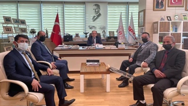 KULÜPLER BİRLİĞİNDEN MEHMET BAYKAN’I ZİYARET