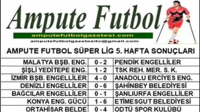 2021-2022 SEZONU SÜPER LİG 5. HAFTA SONUÇLARI