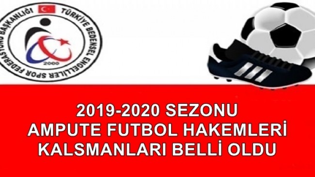 2019-2020 SEZONU HAKEM KLASMANLARI BELLİ OLDU