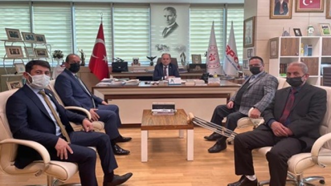 KULÜPLER BİRLİĞİNDEN MEHMET BAYKAN’I ZİYARET