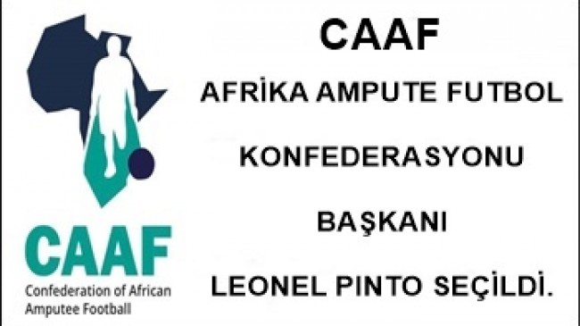 CAAF BAŞKANI LEONEL PINTO SEÇİLDİ.