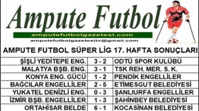 2021-2022 SEZONU SÜPER LİG 17. HAFTA SONUÇLARI