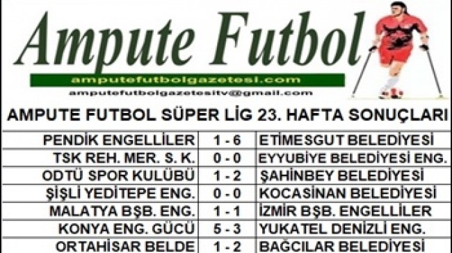 2021-2022 SEZONU SÜPER LİG 23. HAFTA SONUÇLARI