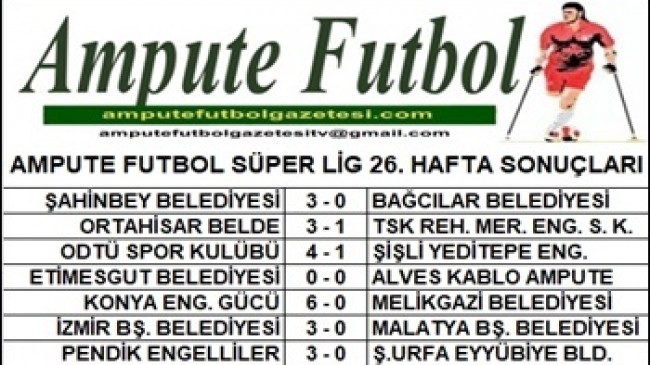 2022-2023 SEZONU SÜPER LİG 26. HAFTA SONUÇLARI