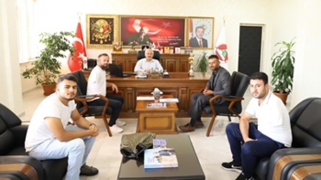 KAHRAMANMARAŞ AMPUTE’DEN AHMET DOĞAN’A ZİYARET