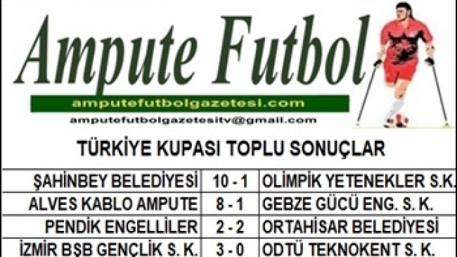 TÜRKİYE KUPASI 1. GÜN SONUÇLARI