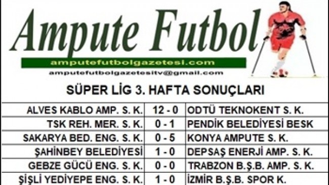 2024-2025 SEZONU SÜPER LİG 3. HAFTA SONUÇLARI